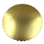 Podkład Pod Tort Gruby Złoty Karbowany 26cm