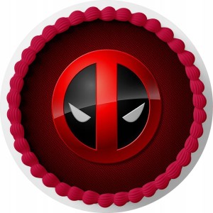 OPŁATEK NA TORT Deadpool + GRATIS TEKST IMIĘ