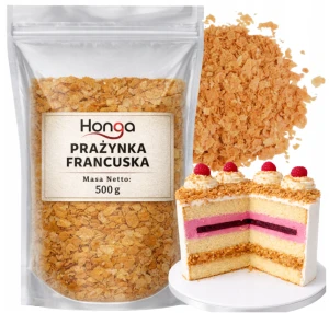 Prażynka Francuska 500g Chrupiąca Posypka Crispy Flakes Chrupka do Tortu 