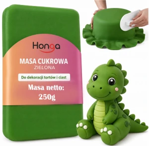 Masa Cukrowa Lukier Plastyczny Zielony 250G