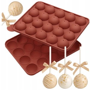 Forma silikonowa do lizaków CAKE POPS monoporcji 20 miejsc