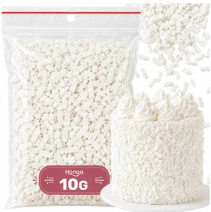 Posypka Waflowa Biała na Tort Muffinki 10g 