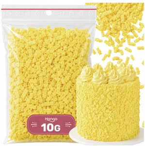 Posypka Waflowa Żółta na Tort Muffinki 10g 